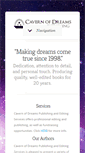 Mobile Screenshot of cavernofdreams.com