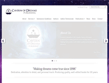 Tablet Screenshot of cavernofdreams.com